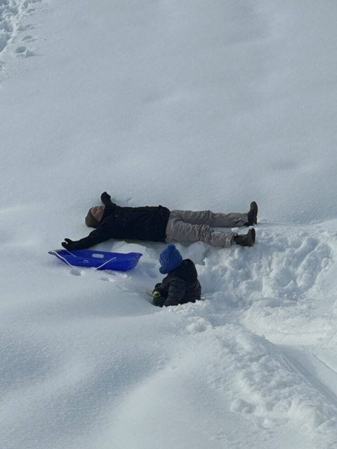 雪でも万歳！！社会福祉士の雪遊び