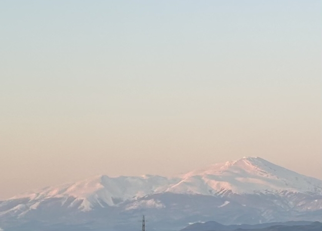 鳥海山！！社会福祉士の夕焼け