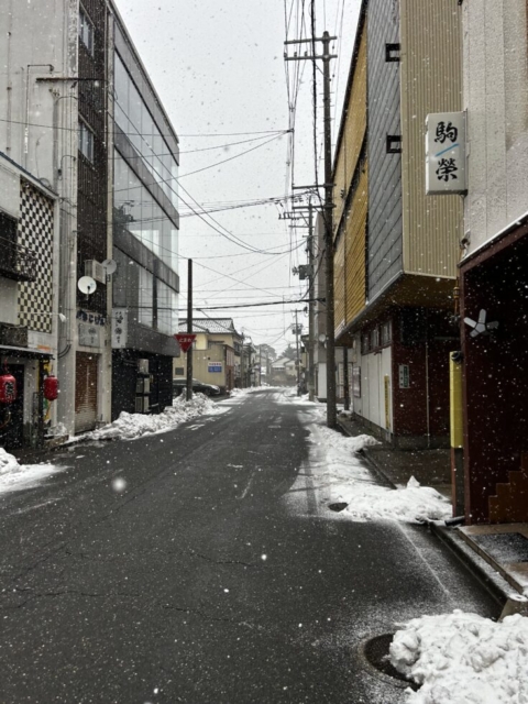 雪降る街並み！！社会福祉士の妄想